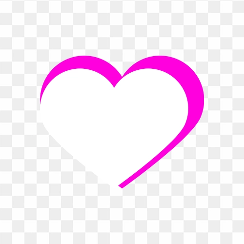 heart shape clipart png